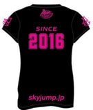 T-Shirt Black with Pink Women’s