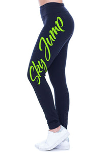 LEGGING SKY JUMP BLACK/GREEN NEON