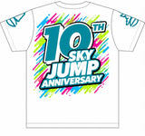 T-Shirt Sky JUMP 10 Years White