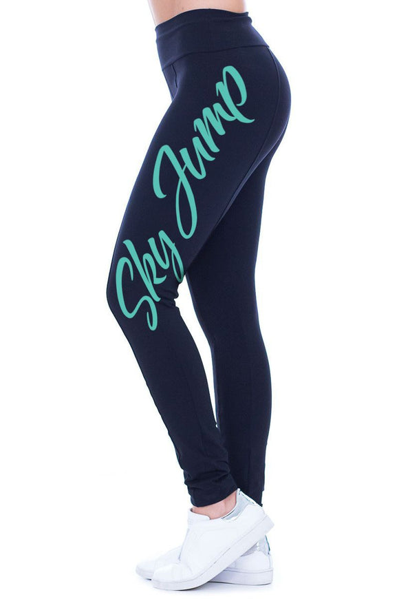 LEGGING SKY JUMP BLACK/TIFFANY