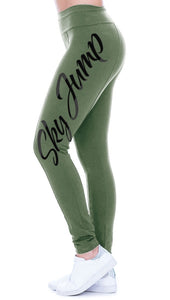 LEGGING SKY JUMP GREEN/BLACK