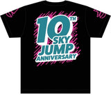 T-Shirt Sky JUMP 10 Years Black/Pink