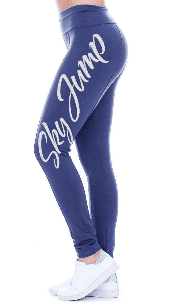 LEGGING SKY JUMP BLUE/SILVER