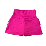 Short Saia Rosa Escuro