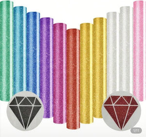 Transfer Vinyl Glitter /Metalic (20x25 cm)