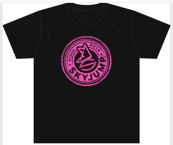 T-Shirt Studio Black/Pink woman