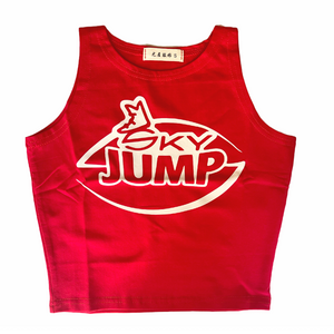 Cropped Sky JUMP Red/White