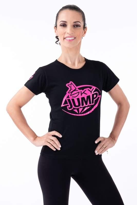 T-Shirt Black with Pink Women’s