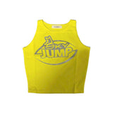 Cropped Sky JUMP Yellow/Silver