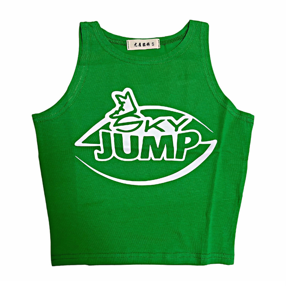 Cropped Sky JUMP Green/White