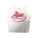 Cropped Sky JUMP White/Red